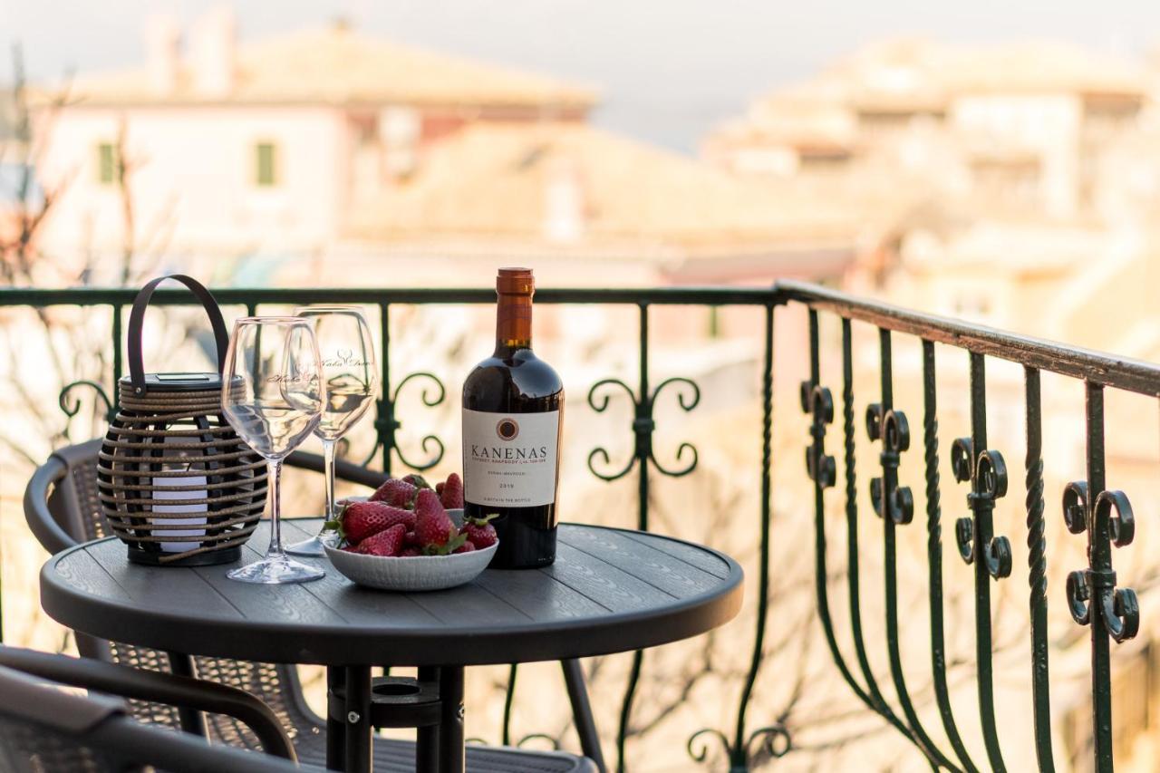 Tenedos Old Town Corfu  Luaran gambar